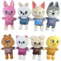 New Skzoo Plush Toys 20cm Stray Kids Plush Wolf Chan Cartoon Stuffed Animal Plushies Doll Kawaii Companion for Kids Gift. 