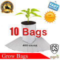 UV Treated 16*16inch home garden seed planting 10pcs UV grow bags. 