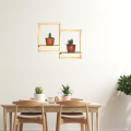 Wooden Wall Décor / Plant Wall Shelf / Wooden Wall Shelf / Decorative Wall Décor / wooden / Wall Hanging Shelf / Wooden Plant Holder PW102. 