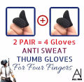 【Copper Fiber】BlueWow S25 Pubg Thumb Gloves Pubg Finger Sleeve Pubg Mobile Gaming Pubg Accessories Controller For Pubg Triger Trigger Gamepad. 