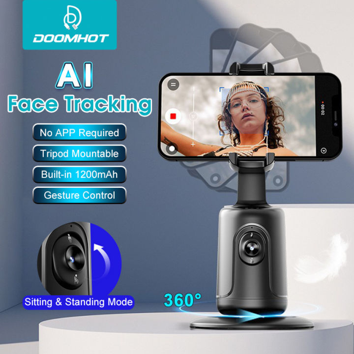 Pod Racing Camera DoomHot Auto Face Tracking Tripod 360°Rotating Follow-up Camera No App ...