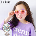 OQ BOGA 4 Styles Fashion Unisex Multicolor Round Lens Anti-UV Kids Sunglasses Children Eye Protection Plastic Full Rim UV400 Sun Glasses. 