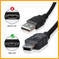 USB 2.0 A to 5 Pin Mini B type High Speed USB Cable. 