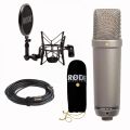 RODE NT1-A Large-Diaphragm Cardioid Condenser Microphone. 