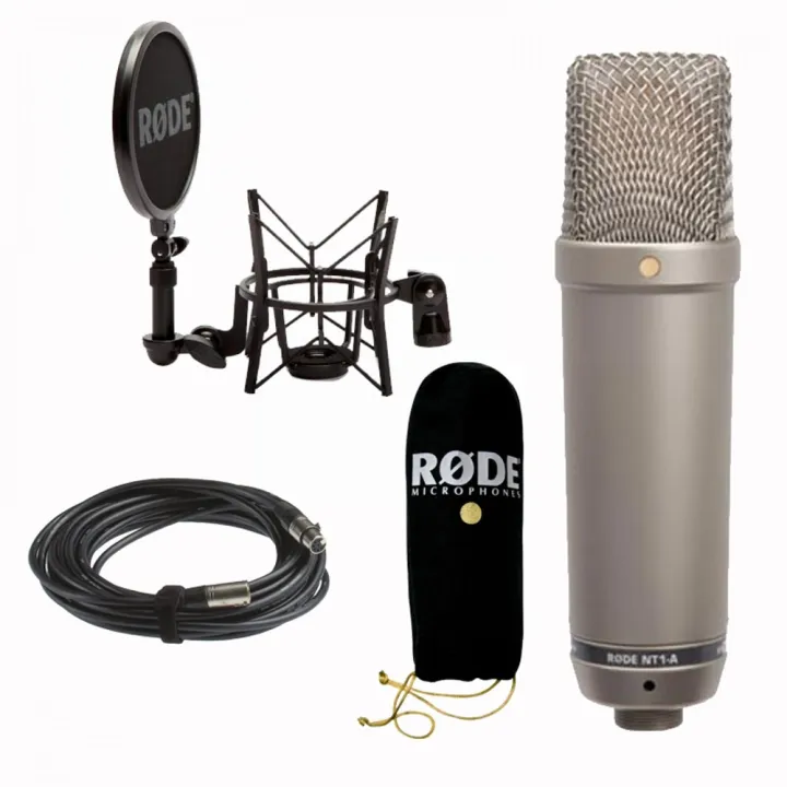 RODE%20NT1-A%20Large-Diaphragm%20Cardioid%20Condenser%20Microphone%20-%20Image%202