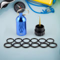 Mini Diving Cylinder Valve with 12 O-Rings Kit Scuba Diving Tank Dive Key Chain Diving Bottle for Diving. 