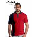 Privi Fashion Unique Design Premium Quality Knit Collar T-Shirt for Men. 