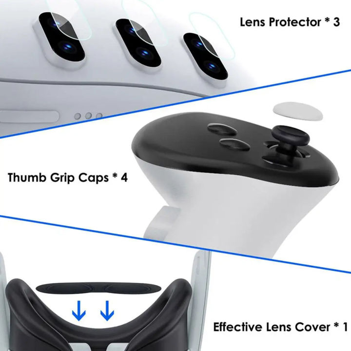 KOKKO%20Protective%20Cover%20Set%20Handle%20Controller%20Protective%20Caps%20VR%20Headset%20Skin%20Face%20Cover%20Lens%20Tempered%20Film%20Compatible%20For%20Meta%20Quest%203%20VR%20Accessories%20-%20Image%205
