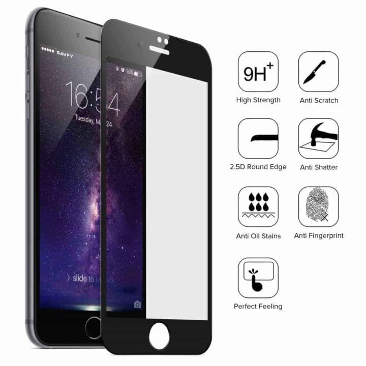 i Phone 6 Plus / 6s Plus full cover tempered glass phone screen protector protective film