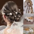 1-36 Pcs Flower Pearl U-shaped Pins Barrettes Gold Silver Color Bridal Vine Tiara Hairband Rhinestone Wedding Hair Combs Elegant Hair Jewelry Accessories. 