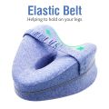 BST Orthopedic Leg Pillow Memory Foam Ergonomic Knee Pillow For Side Sleepers Knee Pillow For Back Pain Leg Cushion For Sleep. 