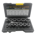 Nut & Bolt Extractor Set Socket Screw Nut Extractor Remover Socket Tool Automotive Supplies. 