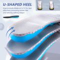 Spring sport shoe Insole silicone Gel forefoot pad inserts running sport shoes cushioning insoles for basketball high elastic large size 35-48. 