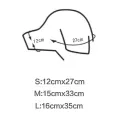 Dog Mouth Cover For Anti-Bite Duck Mouth Pattern Silicone Muzzle Mask Small Size. 