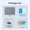 ORICO 5Pcs 3.5 Inch HDD Protection Box Waterproof 3.5'' HDD Storage Box Multi-disk Storage for 3.5 Hard Drive With label Design. 