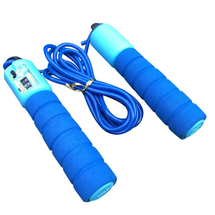 【The Timber Loft】Skip rope utomatic Counting Skip Rope Adjustable Length kids Children Fitness Weight Loss Exercise Non Winding Bearing Rope #20