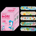 100pcs Cartoon Waterproof Hemostasis Kids Band Aid Stickers Adhesive Bandage Wound Strips Plasters For Children. 