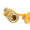 3/8 Inch Natural Gas Quick Connector Brass Propane Adapter Fittings for LP Gas Propane Hose Quick Disconnect. 
