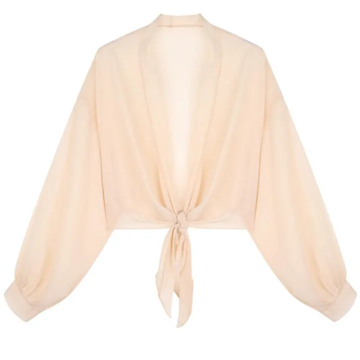 Shawl%20Summer%20with%20Skirt%20Outer%20Wear%20Cardigan%20Very%20Fairy%20Blouse%20Chiffon%20Sun%20Protection%20Clothing%20Short%20plus%20Size%20Thin%20Coat%20All-Matching%20-%20Image%203