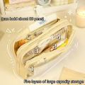 Transparent Pencil Bag Large Capacity Pen Case Stationery Box School Supplies SEVICH. 