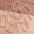 10pcs/lot Alloy Charm Pendants Hollow Mold Frame DIY Crafts Handmade Bezel Mold Mystic. 