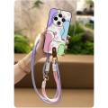 Dirt-resistant Cartoon Phone Case For VIVO Y500 5G China Shockproof Silicone Soft case Durable Crossbody Back Cover Cute. 