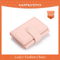 MATEYOYO Women's Wallet Imprint Wallet Simple Fashion Purse Large Capacity Money Bag Embossing Female Short Wallet Ladies Money Bag Chic Card Holder. 