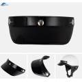 Visor Snap Shade Protector for Retro Helmets 3/4 Helmets Black. 