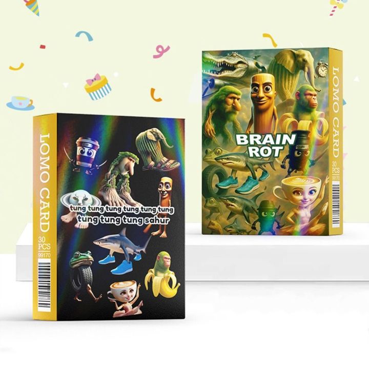 30pcs/box%20Fashion%20Tung%20Tung%20Sahur%20Photocard%20Lomo%20Card%20Stickers%20Brainrot%20Animals%20Tralalero%20Tralala%20Holographic%20Postcard%20Sticker%20Double%20Side%20Flash%20Mob%20Star%20Photo%20Cards%20-%20Image%208