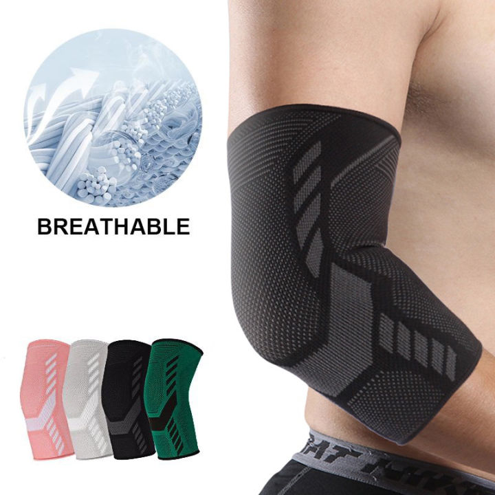 Elbow Padsarm Padsextended Protectionprotective Padssweat Wicking Breathable Elastic Outdoor Sportscycling