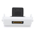 HDMI Socket Panel (White). 