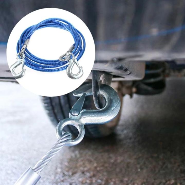 Wire Rope Trailer Step Trailer Pulls Rope Wear Resistant Trailer Rope Steel THick and Solid ...