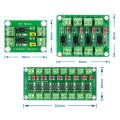 PC817 2 4 8 Channel Optocoupler Isolation Board Voltage Converter Adapter Module 3.6-30V Driver Photoelectric Isolated Module. 