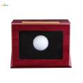 Golf Ball Display Case with Transparent Window Wood Golf Ball Storage Box. 