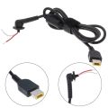 Plug Connector Cord laptop Power Cable For Lenovo IdeaPad Square Connector Charger Laptop Adapter pc Cable Notebook. 
