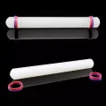 Fondant Rolling Pin - White Kitchen Rolled Fondant Tools Silicone Non-stick Rolling Pin Cupcake Decorating Roller Cake Decorating Tools Mini Baking Tools. 