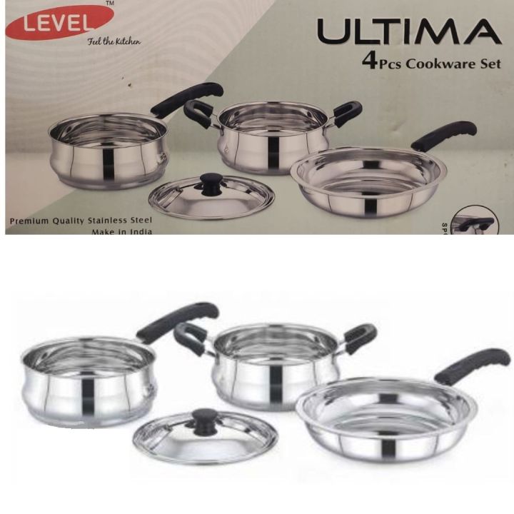 Level%204pcs%20Stainless%20Steel%20Induction%20Cookware%20Set%20-%20Ultima%20-%20Image%202