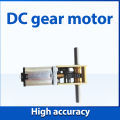Mini Gear Motor With Fixed Seat DC6V 26RPM Double Shaft Worm Reduction Motor LLI. 