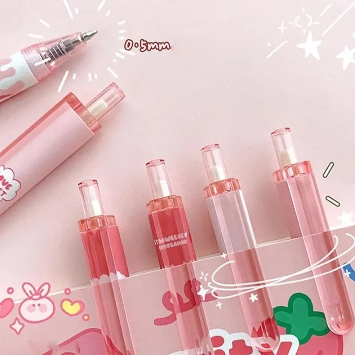 Cute%20Pink%20Little%20Dinosaur%20Press%20Pen%200.5%20Black%20Gel%20Pens%20School%20Office%20Writing%20Stationery%20Supplies%20-%20Image%206