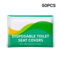 10/30/50Pcs/Pack Disposable Toilet Seat Cover Paper Waterproof Travel Safety Travel Toilet Seat Pad Bath. 