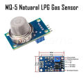 MQ-5 Natural LPG Combustible Gas Smoke Detection Sensor MQ5 Module. 