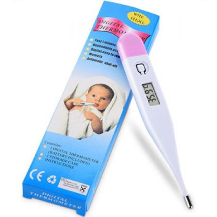 Electronic Thermometer Digital Thermometer Portable Human Baby Use Fever Measurement Temperature Measuring with LCD Display