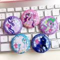 New My Little Pony Anime Peripherals Cartoon Rainbow Pony Badge Brooch Medal Children's Games Toys Gifts Clothing Accessories. 