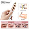 Flawless Women's Portable Safe Rechargeable Painless Eyebrow Trimmer Facial Hair Remover. 