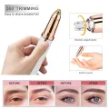 Rechargeable Women's Portable Safe Rechargeable Painless Eyebrow Trimmer Facial Hair Remover. 
