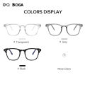 OQ BOGA 3 Styles Unisex Fashion Anti Blue Light Proof Radiation Glasses Women Men Eye Protection Oval Frame Eyeglasses. 