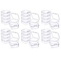 36 Pieces Mini Plastic Clear Storage Box for Collecting Small Items, Beads, Jewelry, Business Cards. 