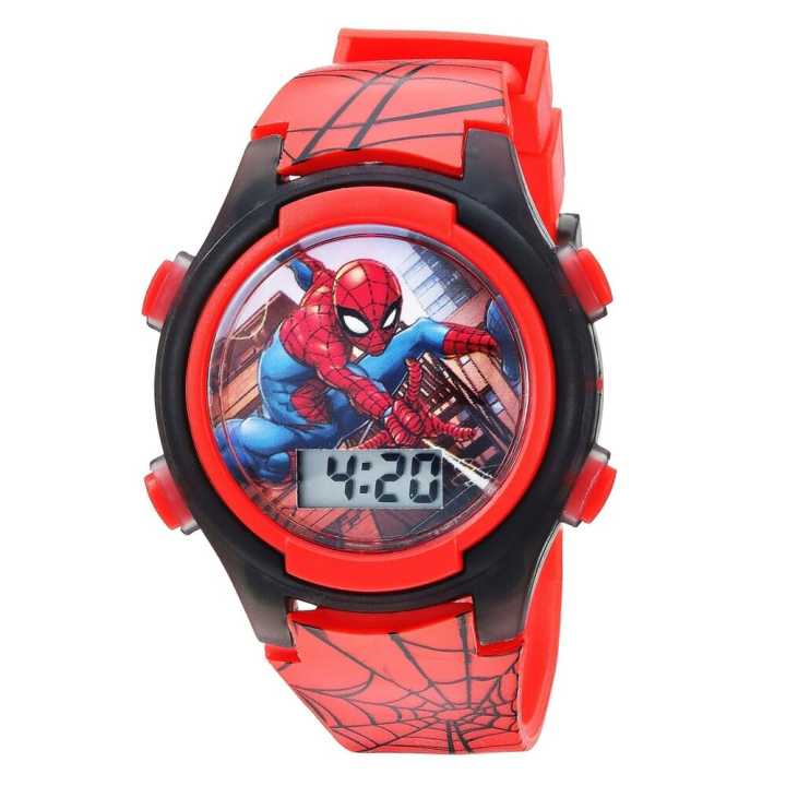 Kids%20Spider%20Man%20Watch%20With%20Lights%20And%20Music%20-%20Image%202