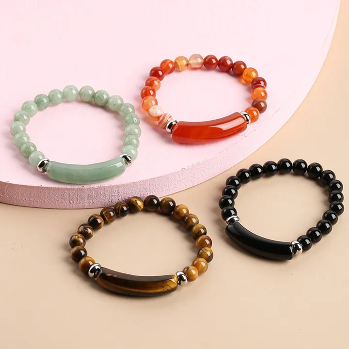 Women%20Bracelet%208mm%20Round%20Beads%20Natural%20Stones%20Elegant%20Pink%20Faux%20Crystal%20Bridge%20Ladies%20Bracelet%20Fashion%20Jewelry%20-%20Image%208