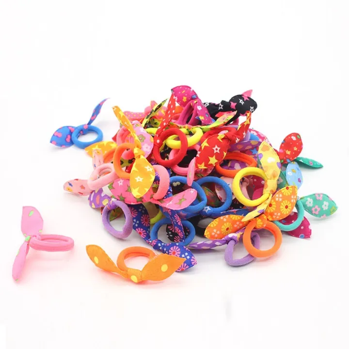 20Pcs%20Cute%20Small%20Rabbit%20Ear%20Hair%20Bands%20Girl%20Rubber%20Band%20Elastic%20Band%20Baby%20Headwear%20Korean%20Children%20Hair%20Accessories%20Ornaments%20-%20Image%204